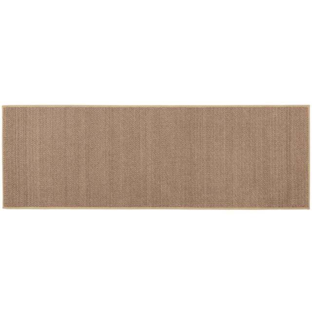 JVL Antarra Beige Rubber Backed Door Runner 50 x 150cm - Size: 150 x 50 x 0.3cm - Brown - Wilko - image 1
