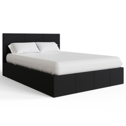 GFW Small Double Black Side Lift Ottoman Bed - Wilko - thumbnail 4
