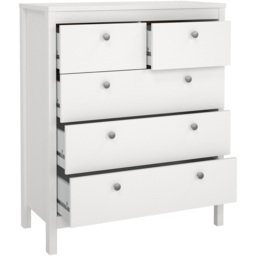 Florence Madrid White 3 Piece Bedroom Furniture Set - Furniture To Go - Wilko - thumbnail 5