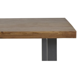 Brooklyn Malalia 4 Seater Wooden Dining Table - Brown - Wilko - thumbnail 5