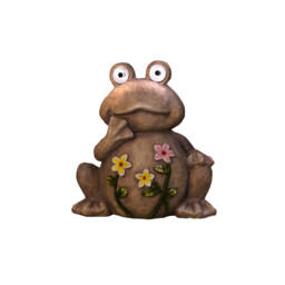 Solar Floral Frog Brown - Wilko - thumbnail 3