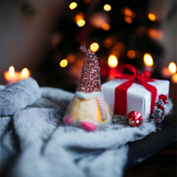 Xmas Haus Pink Sequin Hat Light Up Gonk Christmas Decoration 20cm - Size: 13 x 13 x 20cm - Wilko - thumbnail 3