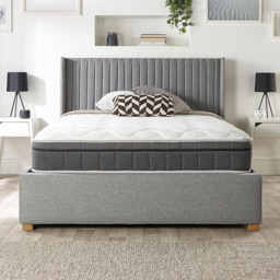 Aspire Double 6000 Platinum Hybrid Memory Mattress - White - Aspire Beds - Wilko - thumbnail 3