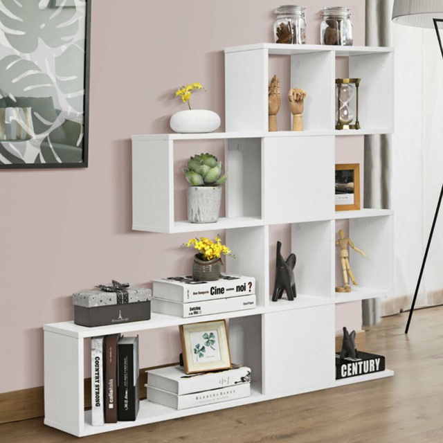 Costway 5 Shelf White Bookshelf - Wilko - image 1