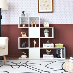 Costway 5 Shelf White Bookshelf - Wilko - thumbnail 5