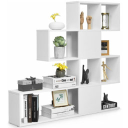 Costway 5 Shelf White Bookshelf - Wilko - thumbnail 4