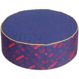 Kaikoo Barcelona Drum Quilt Top Pouffe - Size: 70  x 30  x 70cm - multi - Wilko - thumbnail 6