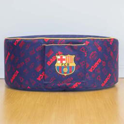 Kaikoo Barcelona Drum Quilt Top Pouffe - Size: 70  x 30  x 70cm - multi - Wilko - thumbnail 1