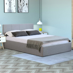 Home Treats Small Double Grey Ottoman Bed - Wilko - thumbnail 1