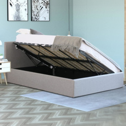 Home Treats Small Double Grey Ottoman Bed - Wilko - thumbnail 5
