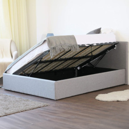 Home Treats Small Double Grey Ottoman Bed - Wilko - thumbnail 6