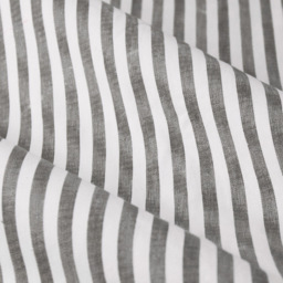 Yard Hebden Grey Striped Cotton Pencil Pleat Curtains 117 x 137cm - Size: 137 x 117 x 1cm - Wilko - thumbnail 5