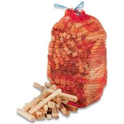 AMOS Kiln Dried Kindling Wood 3kg - Size: 29 x 17 x 37cm - Brown - Wilko