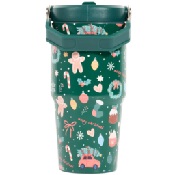 Christmas Stainless Steel Vacuum Tumbler - Wilko - thumbnail 6