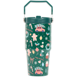 Christmas Stainless Steel Vacuum Tumbler - Wilko - thumbnail 4