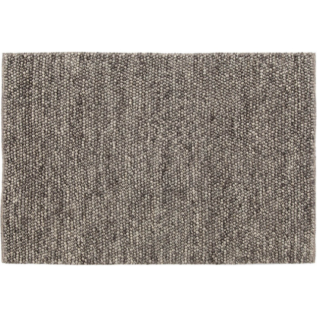Esselle Home Delilah Grey Mottled Wool Pebble Rug 200 x 290cm - Wilko - image 1