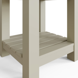 FWStyle Purbeck Truffle Side Table - Cream - Wilko - thumbnail 5