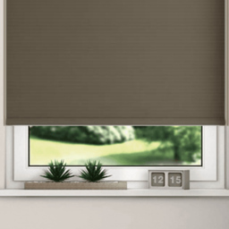 New EdgeBlinds Thermal Blackout Roller Blinds Chocolate 115cm - Size: W 115cm x D 165cm - Brown - New Edge Blinds - Wilko - thumbnail 4