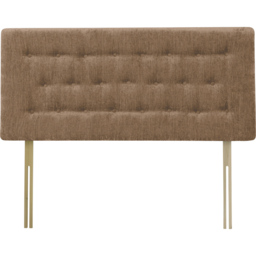Bedmaster Lona King Size Mink Chenille Buttoned Headboard - Cream - Wilko - thumbnail 3