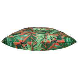 furn. Psychedelic Coral Jungle Tropical UV and Water Resistant Outdoor Cushion - Size: 43 x 43cm - Orange - Wilko - thumbnail 4