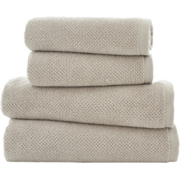 Deyongs Romeo Stone Hand Towel 2 Pack - Size: 46 x 90cm - Cream - Wilko - thumbnail 1