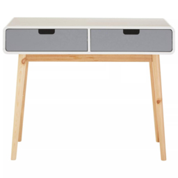 Premier Housewares Milo 2 Drawer Console Table - Size: 38 x 100 x 76cm - Multi - Interiors by Premier - Wilko - thumbnail 5
