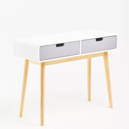 Premier Housewares Milo 2 Drawer Console Table - Size: 38 x 100 x 76cm - Multi - Interiors by Premier - Wilko - thumbnail 7