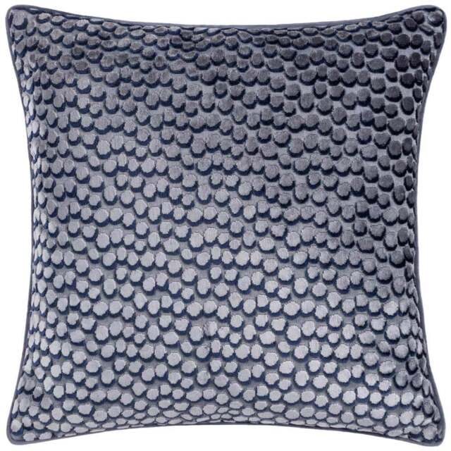 Hoem Lanzo Dusk Cut Velvet Piped Cushion - Size: 45 x 45 cm - Multi - Wilko - image 1