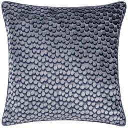 Hoem Lanzo Dusk Cut Velvet Piped Cushion - Size: 45 x 45 cm - Multi - Wilko - thumbnail 1