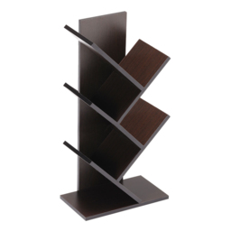 Living and Home 5 Shelf Brown Tree Shaped Bookshelf - Wilko - thumbnail 3