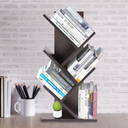 Living and Home 5 Shelf Brown Tree Shaped Bookshelf - Wilko - thumbnail 7