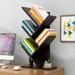 Living and Home 5 Shelf Brown Tree Shaped Bookshelf - Wilko - thumbnail 6