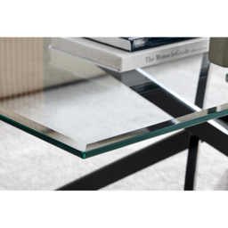 Furniturebox Tavlo Silver Coffee Table - Size: 60 x 120 x 45cm - Black - Wilko - thumbnail 5