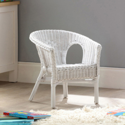 Desser White Wicker Kids Loom chair - Size: Single - Wilko - thumbnail 6