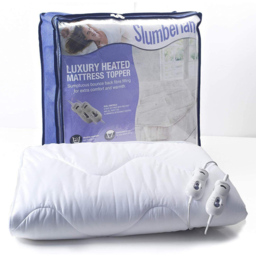 Slumberland Double Size Electric Heat Dual Control Mattress Topper - Size: 0.1 x 137 x 190cm - White - Wilko - thumbnail 4