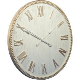 Natural Wooden Bohemia Round Wall Clock 80cm - Wilko - thumbnail 5
