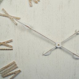 Natural Wooden Bohemia Round Wall Clock 80cm - Wilko - thumbnail 4
