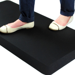 Doortex Black Standing Comfort Kitchen Floor Mat 50 x 80cm - Size: 80 x 50 x 2cm - Wilko - thumbnail 4