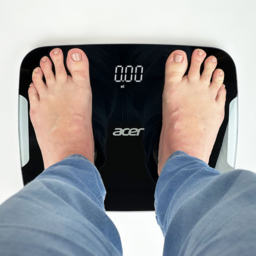 ADDiS Chic Black Bathroom Scale - Size: 31.5 x 5 x 36.5cm - Wilko - thumbnail 3