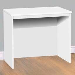 R White Cabinets Home Office Desk White - Size: 72.8 x 85 x 54cm - Wilko - thumbnail 1