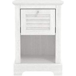 GFW Salcombe Single Drawer White Oak Lamp Table - Size: 59.05 x 39.9 x 39.5cm - Wilko - thumbnail 4