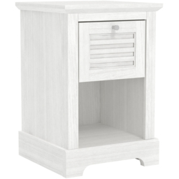 GFW Salcombe Single Drawer White Oak Lamp Table - Size: 59.05 x 39.9 x 39.5cm - Wilko - thumbnail 3