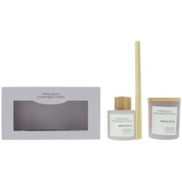 French Connection Orchid Petal Lavender and Cedarwood Diffuser and Scented Candle 2 Piece Gift Set - Size: 11.8 x 7.8 x 20.7cm - n/a - Wilko