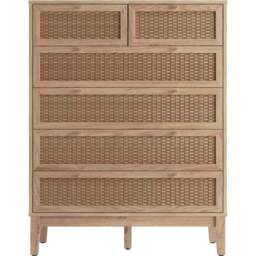 Bordeaux 6 Drawer Oak Chest of Drawers - Brown - LPD Home - Wilko - thumbnail 4