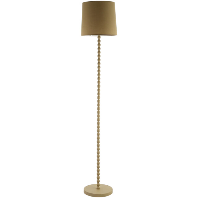 Marah Beige Floor Lamp - Orange - Wilko