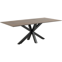 Florence Heaven Ceramic 8 Seater Dining Table Rusty Brown - Furniture To Go - Wilko - thumbnail 3