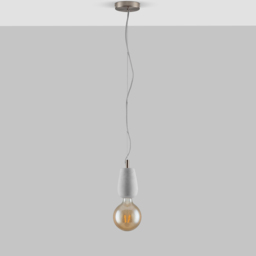 Furniturebox Grace Grey Concrete Pendant Light - Size: 9 x 9 x 100cm - Wilko - thumbnail 5