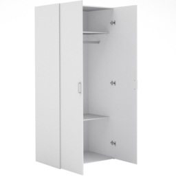 Florence Space 2 Door White Wardrobe - Furniture To Go - Wilko - thumbnail 5