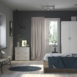 Florence Space 2 Door White Wardrobe - Furniture To Go - Wilko - thumbnail 6