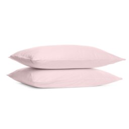 Divante 180 Thread Count Cotton Oxford Pillowcases - Blush - Wilko